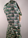1890s Green Leaf Pattern Dress | Study + Display