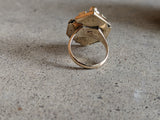 19th c. 14k Gold Etruscan Revival Cameo Ring