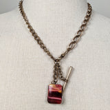 19th c. Watch Fob Necklace