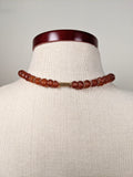 19th c. Faceted Amber Necklace