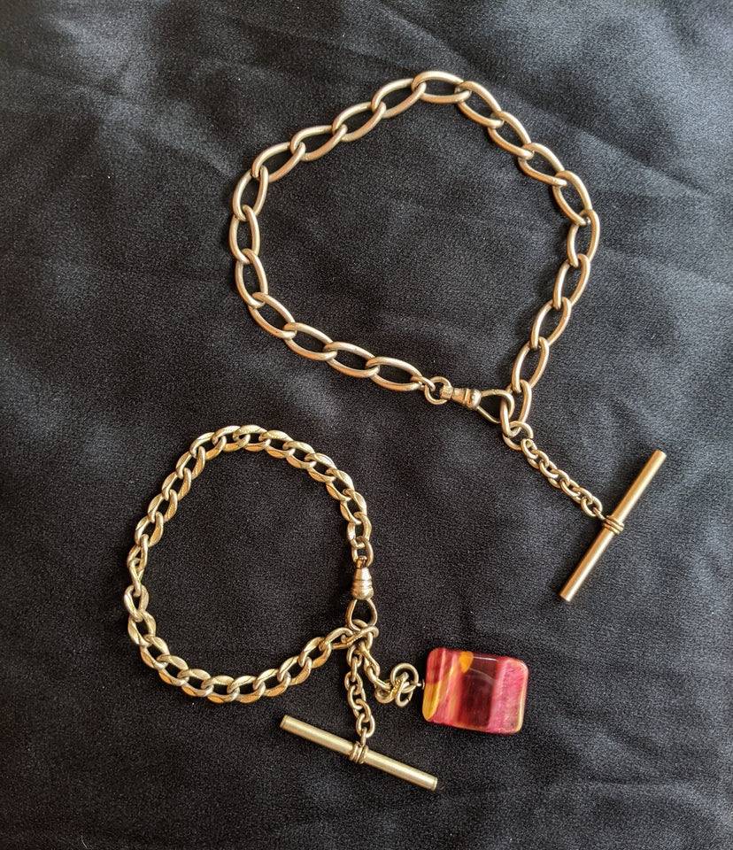 19th c. Watch Fob Necklace