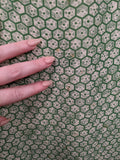 1930s Rayon Spiderweb Novelty Print Dress