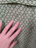 1930s Rayon Spiderweb Novelty Print Dress