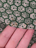 1930s Rayon Spiderweb Novelty Print Dress