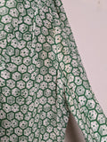 1930s Rayon Spiderweb Novelty Print Dress