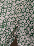 1930s Rayon Spiderweb Novelty Print Dress