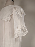 C. 1920s Cotton Gauze Dress