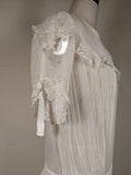 C. 1920s Cotton Gauze Dress