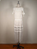 C. 1920s Cotton Gauze Dress