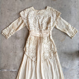Early 1910s Crochet Lace Dress