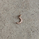 1910s Crescent Moon Seed Pearl Charm