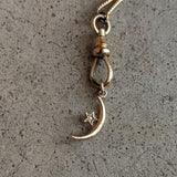 1910s 10k Gold Moon + Star Charm