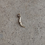 1910s 10k Seed Pearl Moon Charm