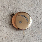 1900s-1910s Moon + Star Locket