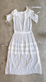 C. 1920s Cotton Gauze Dress