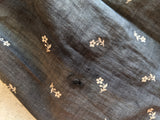 c. 1890s-1900s Dark Indigo Calico Dress