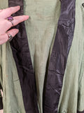 1920s Green Linen Dress