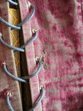 19th c. Purple Velvet Swiss Waist