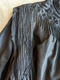 1900s Black Silk Shirt-Waist