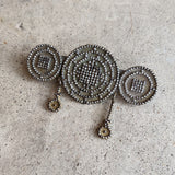 Unusual Georgian Cut Steel Brooch