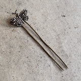 19th c. Cut Steel Butterfly Hair Pin