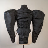 1890s Silk Faille Gigot Sleeve Bodice