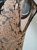 c. 1940s Silk Chiffon Gown