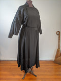 RESERVED | 1910s Black Silk Dress