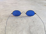 1890s-1900s Cobalt Blue Tinted Glasses