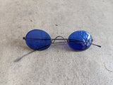 1890s-1900s Cobalt Blue Tinted Glasses