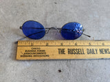 1890s-1900s Cobalt Blue Tinted Glasses
