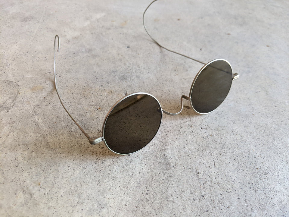 1910s-1920s Tinted Glasses with Round Lenses