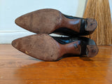1910s-1920s Black Lace Up Boots | Approx Sz 7.5-8