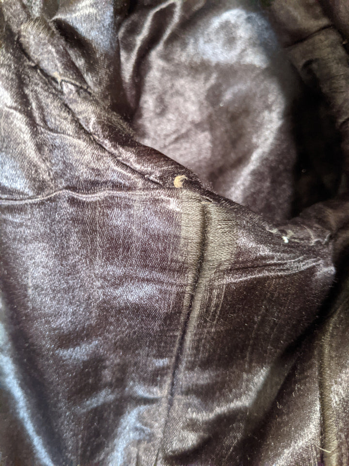 c. 1890 Silk "Seal" Plush Jacket