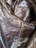 c. 1890 Silk "Seal" Plush Jacket