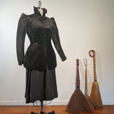 c. 1890 Silk "Seal" Plush Jacket