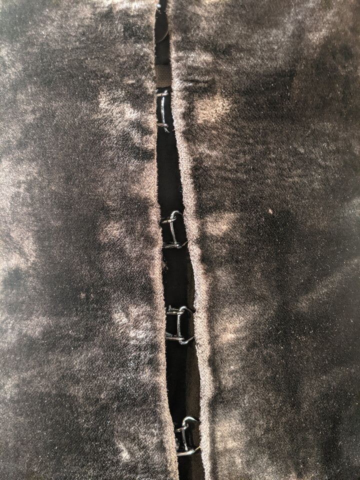 c. 1890 Silk "Seal" Plush Jacket