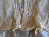 1900s Cream Lace Shirt-Waist | Crescent Moon Collar