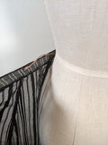 1900s Sheer Black Lace Skirt