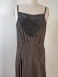 1930s Silk Lace Dress