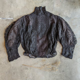 1900s Black Lace Shirt-Waist