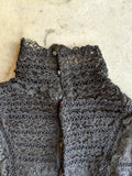 1900s Black Lace Shirt-Waist
