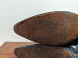 c. 1910s-1920s Black Lace Up Boots | Approx Sz 7