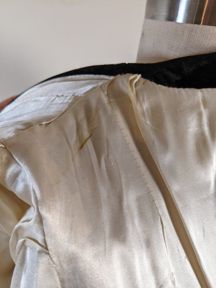 c. 1930s-1940s Hooded Velvet Cloak