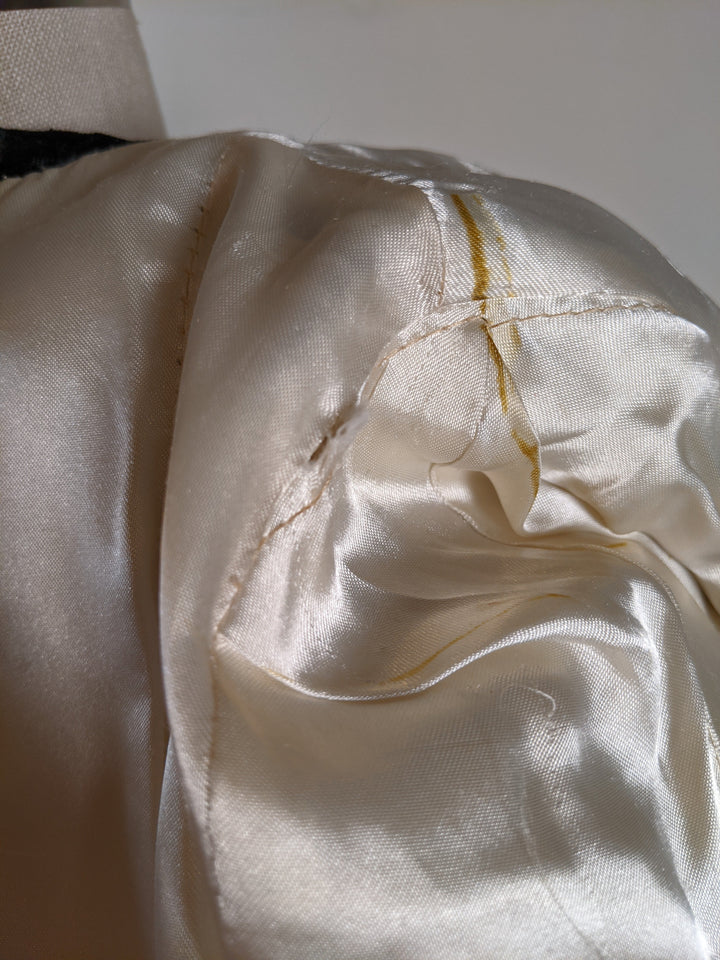 c. 1930s-1940s Hooded Velvet Cloak