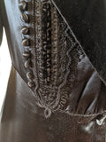c. 1910s Black Silk Suit | Jacket + Skirt