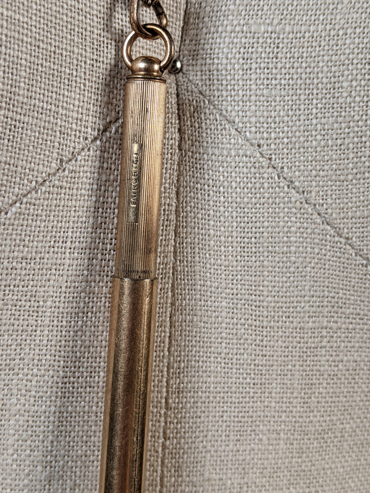 c. 1890s-1900s "Magic" Pencil on Long Guard Chain