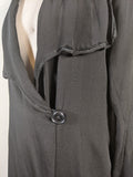 c. 1920s Black Silk Jacket