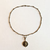 Victorian Silver Owl Necklace