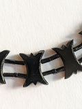 1900s-1910s French Jet Collar Necklace
